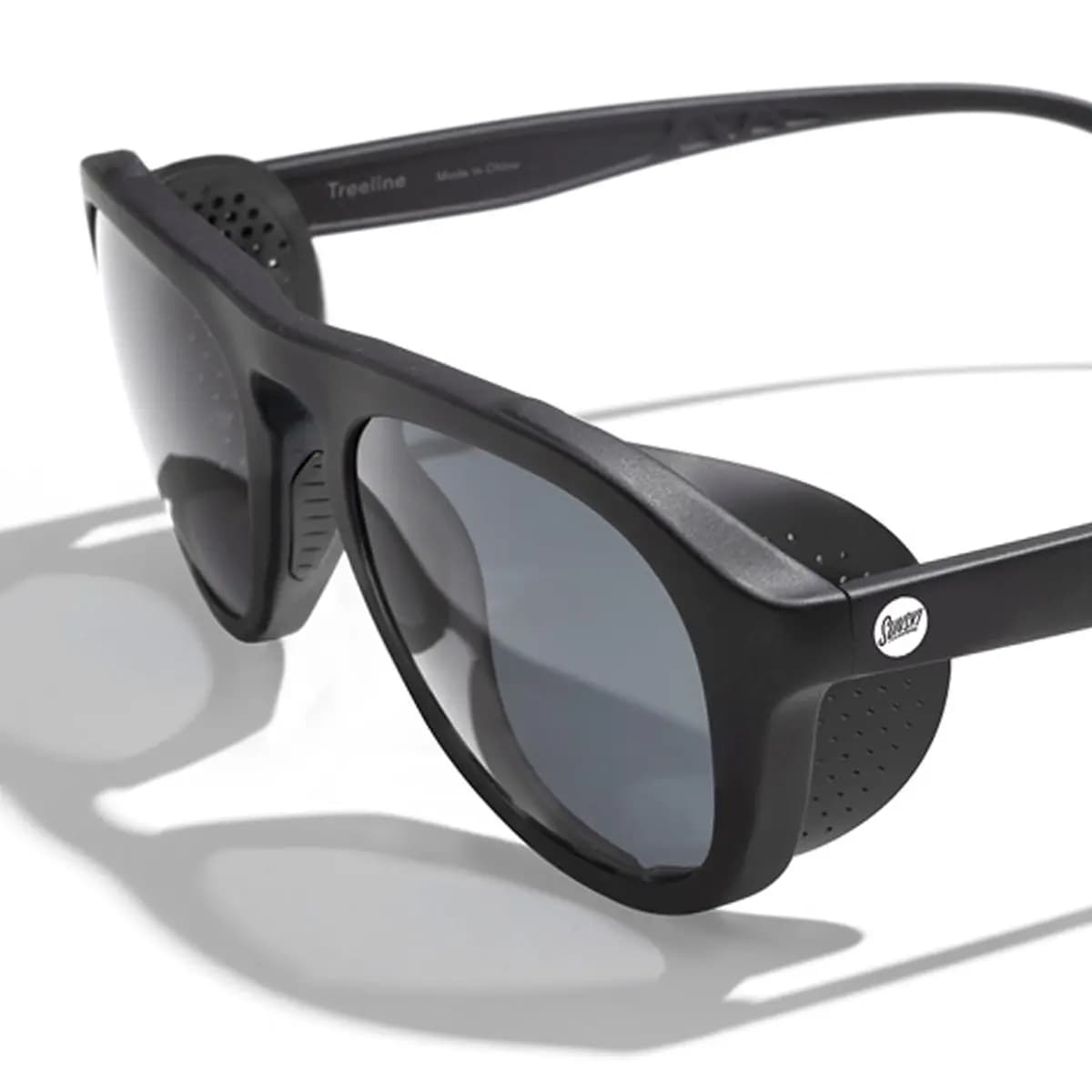 Sunski Treeline Black Slate [polarized polycarbonate, large, recycled resin]