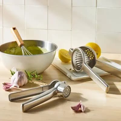 Figmint Stainless Steel Lemon Squeezer - Figmintâ„¢ [Stainless Steel, .84 Pounds, Dishwasher-Safe]