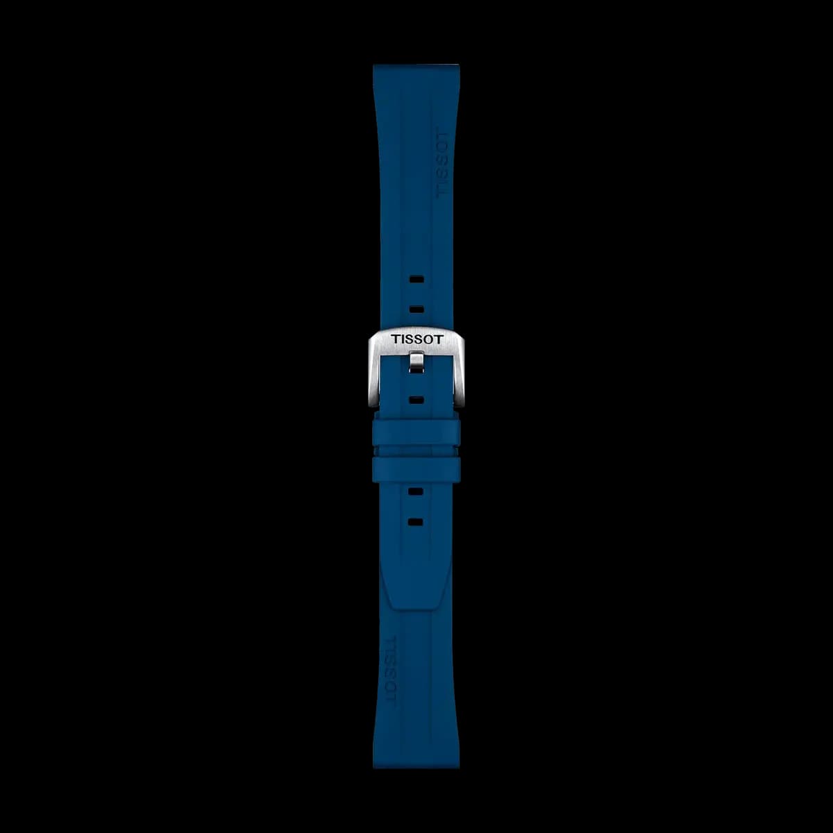 Tissot Official Blue Rubber Strap Lugs 20mm [Rubber, Blue, 20.00]