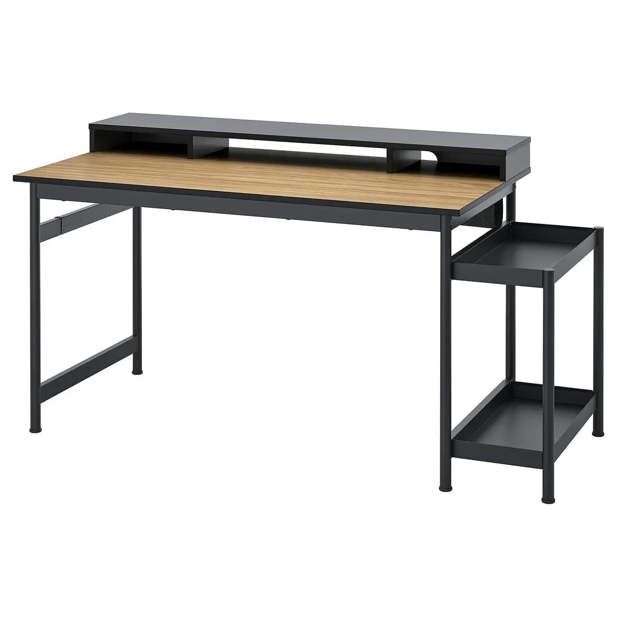 IKEA MULLSJÖ Desk, oak veneer [Width 53 1/8 ", Depth 27 1/2 ", Height 29 7/8 "]