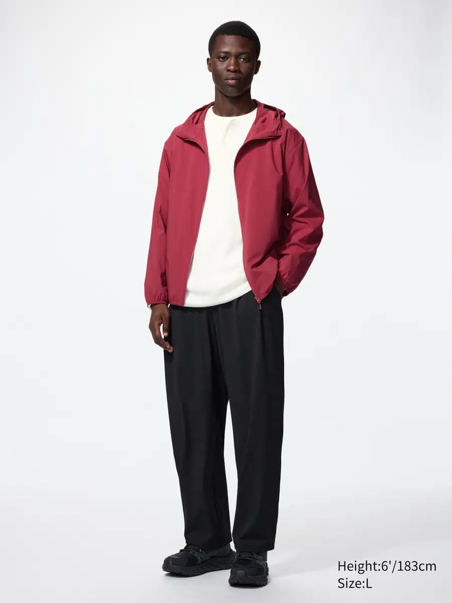 Uniqlo Ultra Stretch Active Wide Pants Dark Gray [77% Nylon, 23% Spandex, Imported, Ultra Stretch fabric.]
