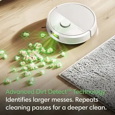 iRobot W255220 Roomba Plus 715 Vacuum + AutoEmpty Dock 5.9" Cleaning Path White [Battery, 5.91 Inches, 0 Inches]