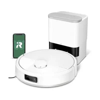 iRobot W255220 Roomba Plus 715 Vacuum + AutoEmpty Dock 5.9" Cleaning Path White [Battery, 5.91 Inches, 0 Inches]