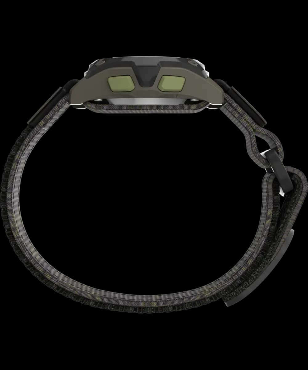 Timex Time Machines 35mm Green/Brown Camo Fast Wrap Kids Digital [Fabric]