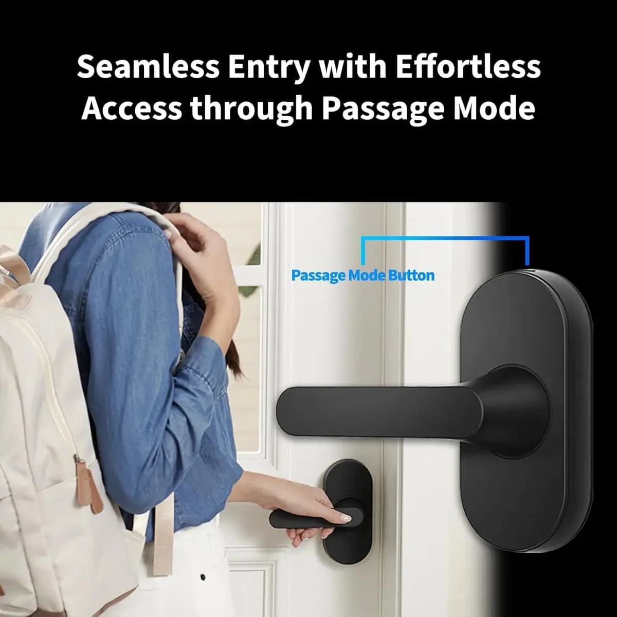 Aqara Smart Lock U300 Silver [2290g (5.05 lb), Thread, Bluetooth 5.1, NFC, 140 x 76 x 73.5 mm (5.5 x 2.99 x 2.89 in.)]