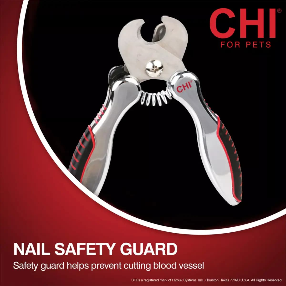 CHI® Large Standard Dog Nail Clipper [Includes 1 dog grooming glove, Intended Pet(s) All dogs, Material(s) Indoor and outdoor use, Product Weight 0.388 lb]