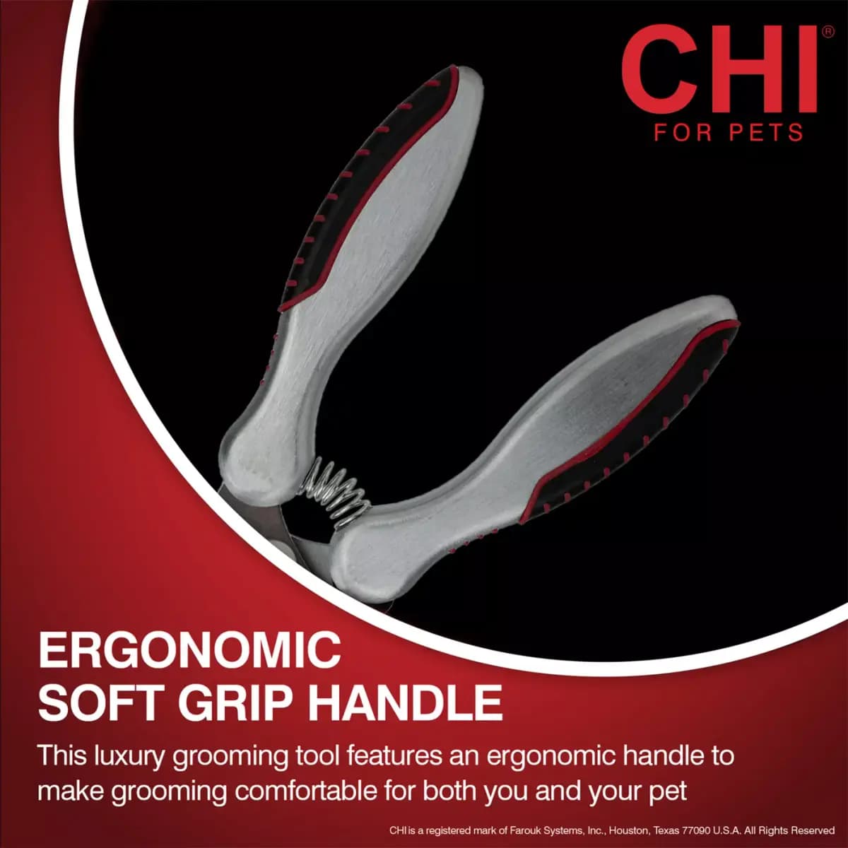 CHI® Large Standard Dog Nail Clipper [Includes 1 dog grooming glove, Intended Pet(s) All dogs, Material(s) Indoor and outdoor use, Product Weight 0.388 lb]