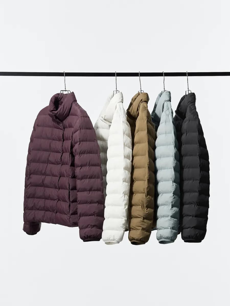 Uniqlo PUFFTECH Jacket Brown [Imported, Hand wash cold, Do not dry clean, Hand-washable. Dries faster than natural down.]