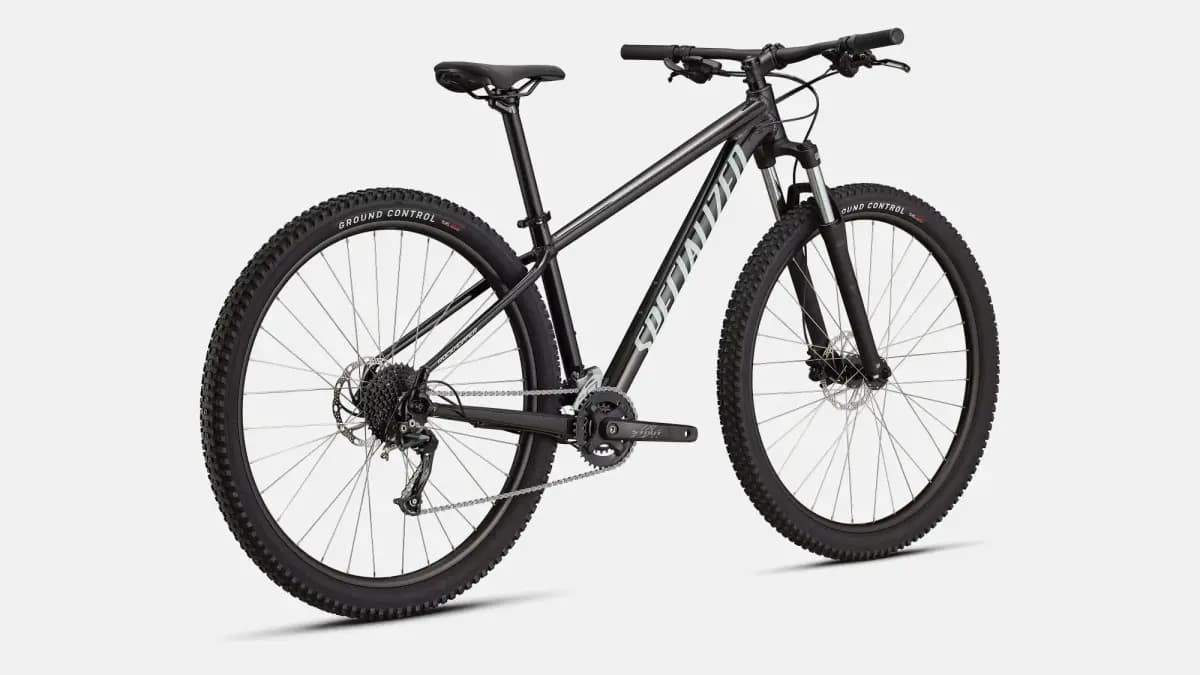 Specialized Rockhopper [Specialized A1 premium butted alloy, zero-stack head tube, internal cable routing, 135x9mm forged dropouts, chainstay-mounted disc brake, replaceable alloy 
