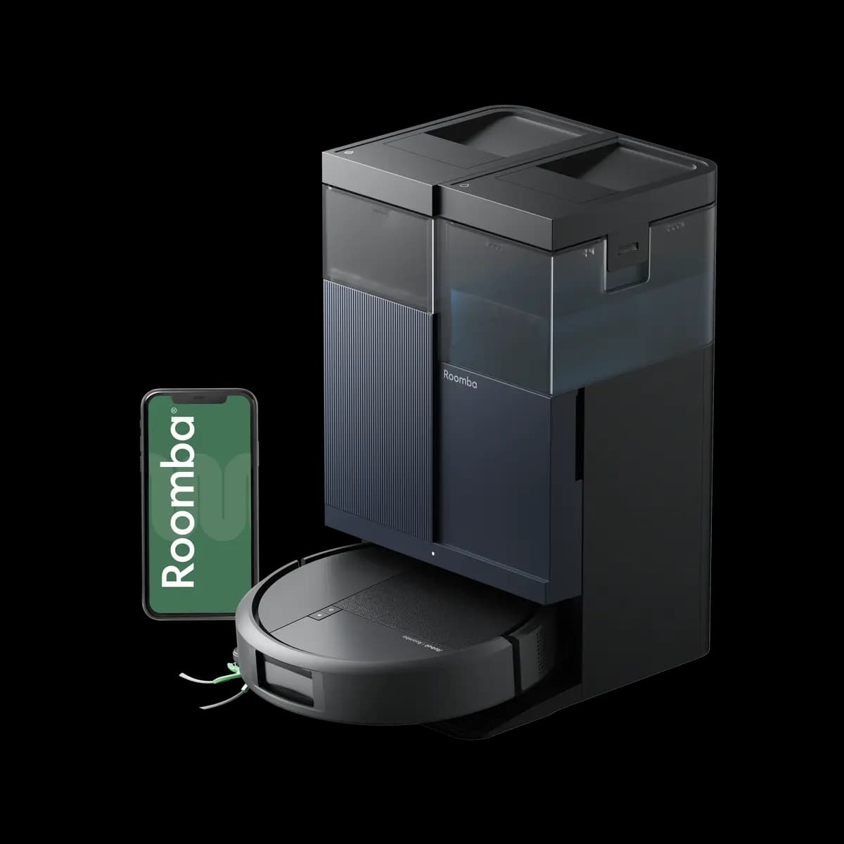 iRobot Roomba Plus 415 Combo robot + AutoWash dock Black [11.73 (L) x 11.93 (W) x 3.29 (H), 6.44, 5200mAh NCM]