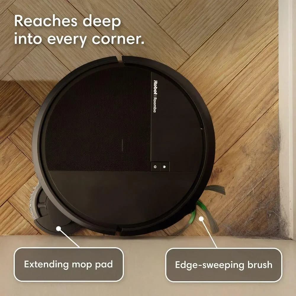 iRobot Roomba Plus 415 Combo robot + AutoWash dock Black [11.73 (L) x 11.93 (W) x 3.29 (H), 6.44, 5200mAh NCM]