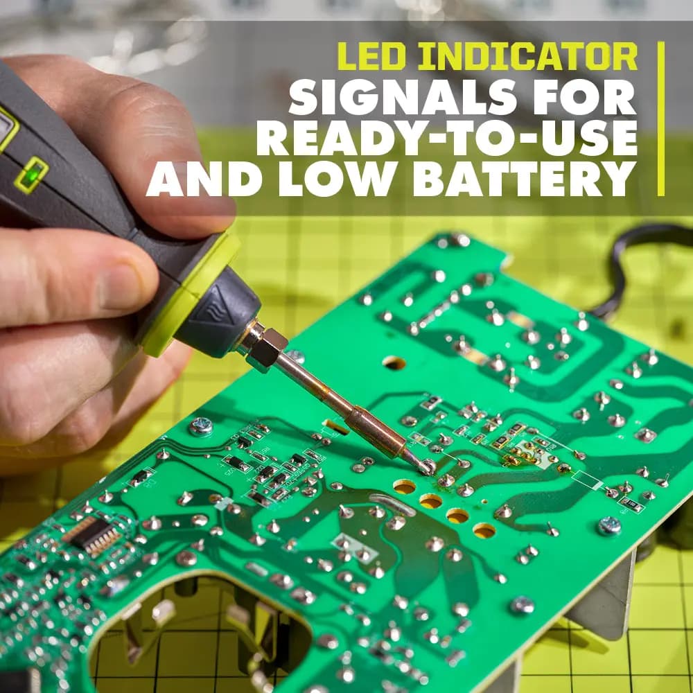 RYOBI USB Lithium Soldering Pen Kit [USB Cable 21", Capacity 2Ah, Voltage 4V]