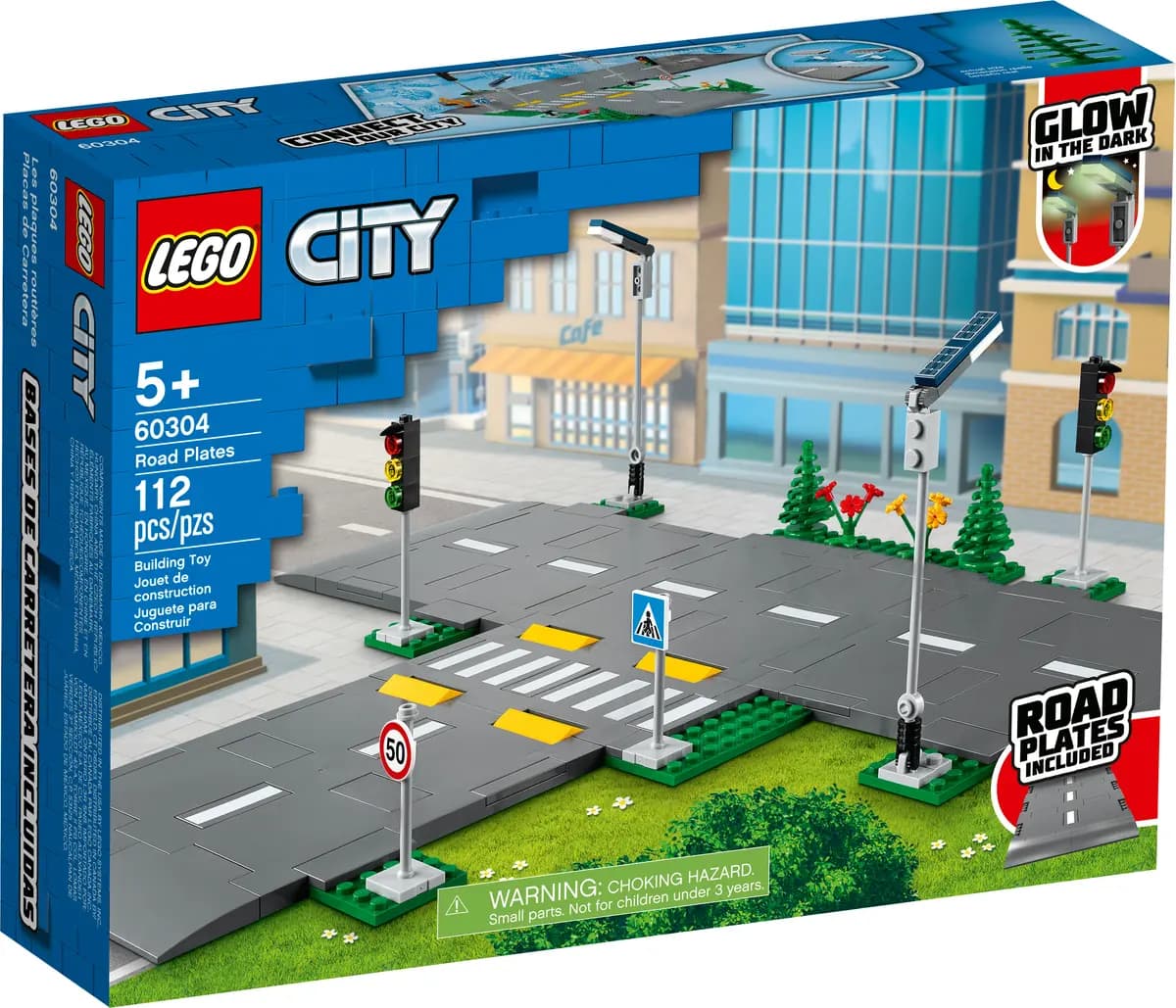 LEGO Road Plates 60304 [112 pieces, ages 5+, City]