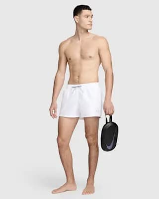 Nike Solid Swim Locker Bag (3L) Black [100% thermoplastic polyurethane, Spot clean, ONE SIZE]
