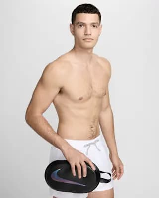 Nike Solid Swim Locker Bag (3L) Black [100% thermoplastic polyurethane, Spot clean, ONE SIZE]