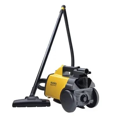 Eureka Mighty Mite Bagged Canister Vacuum Yellow: Electric, 1560W, 20ft Cord, 6.5ft Hose, Washable Foam Filter, Hard Floor & Carpet [11 Inches, 1560 Watts, Electric]