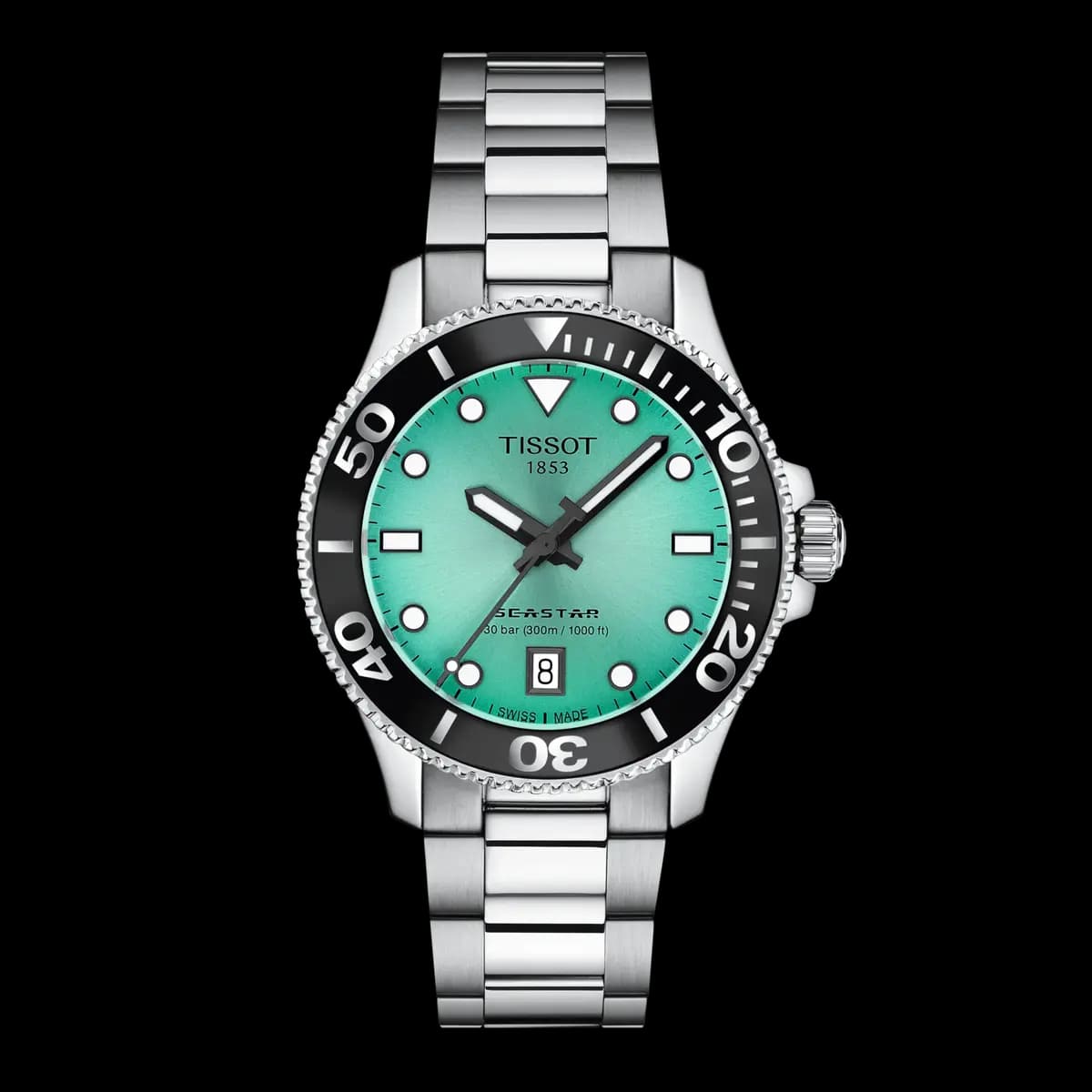 Tissot Seastar 1000 36mm Turquoise [36.00 mm, Quartz three hands, 300 m]