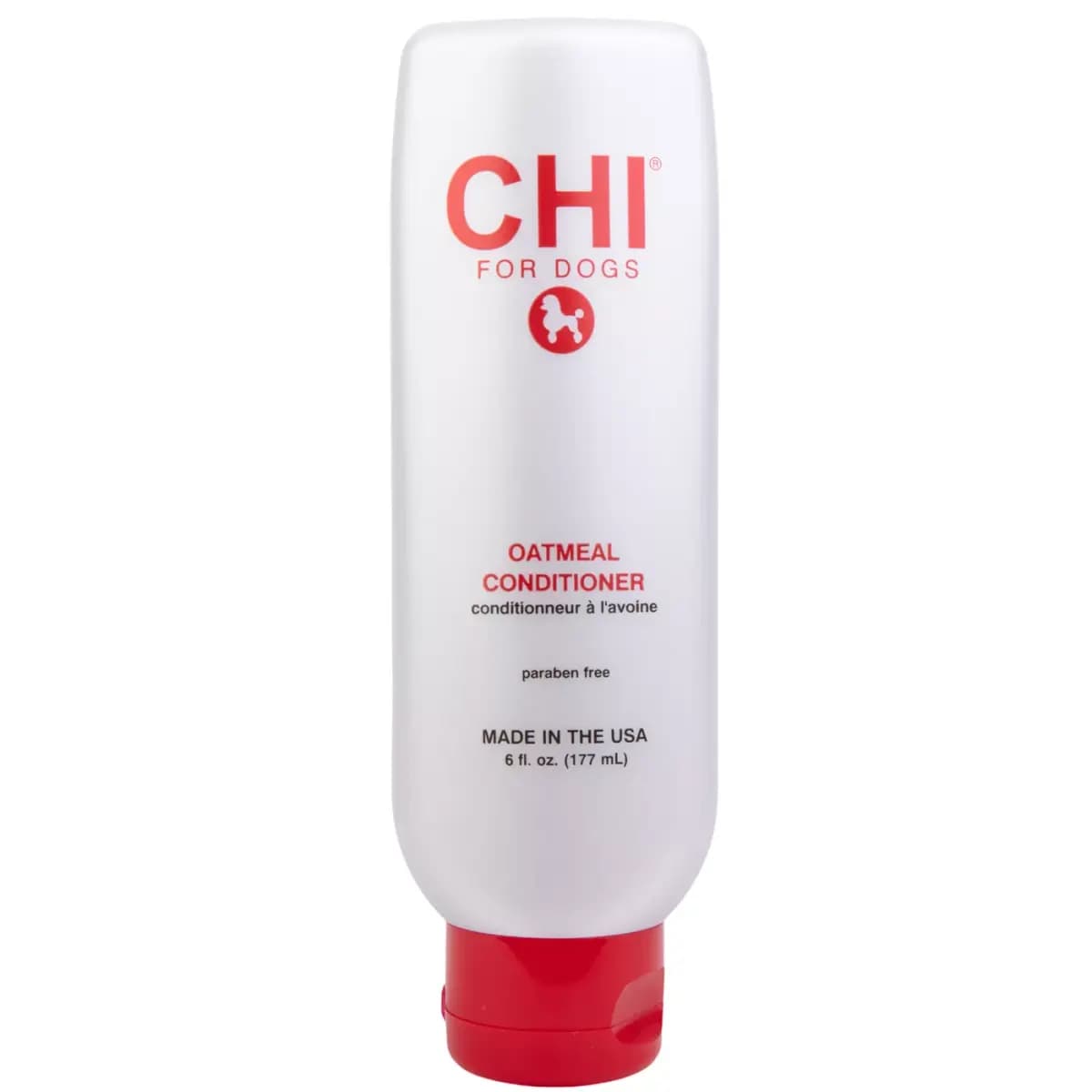 CHI® Oatmeal Dog Conditioner for Dry Skin - 6 oz [Intended For All dogs, Includes 6 Fl oz bottle of dog conditioner, Health Consideration Skin & Coat, Use Indoor and Outdoor use]