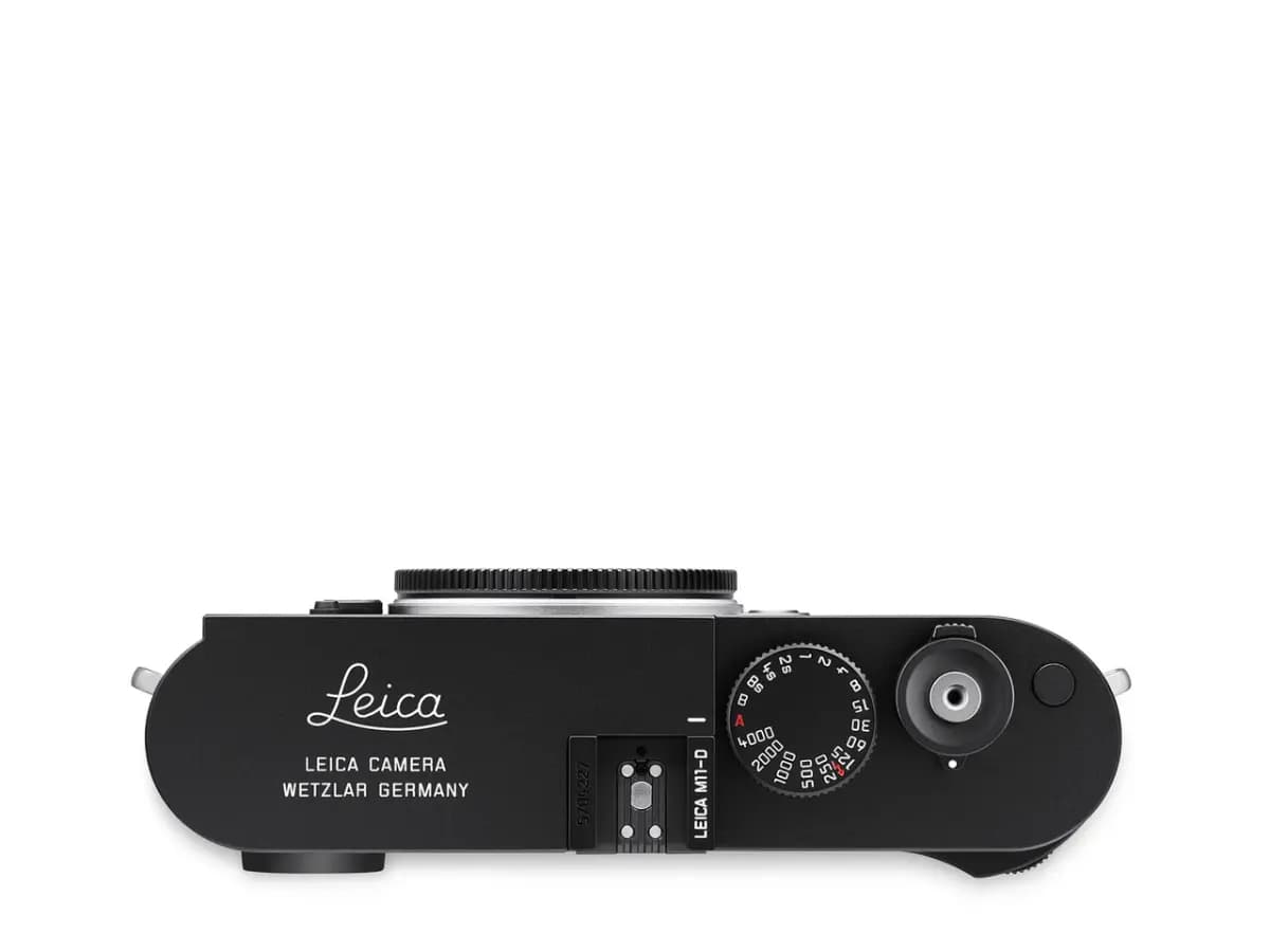 Leica M11-D in Black [Compact digital view and rangefinder system camera without Display, Full-frame BSI CMOS sensor with Triple Resolution Technology (60 / 36 / 18 MP), 256 GB int
