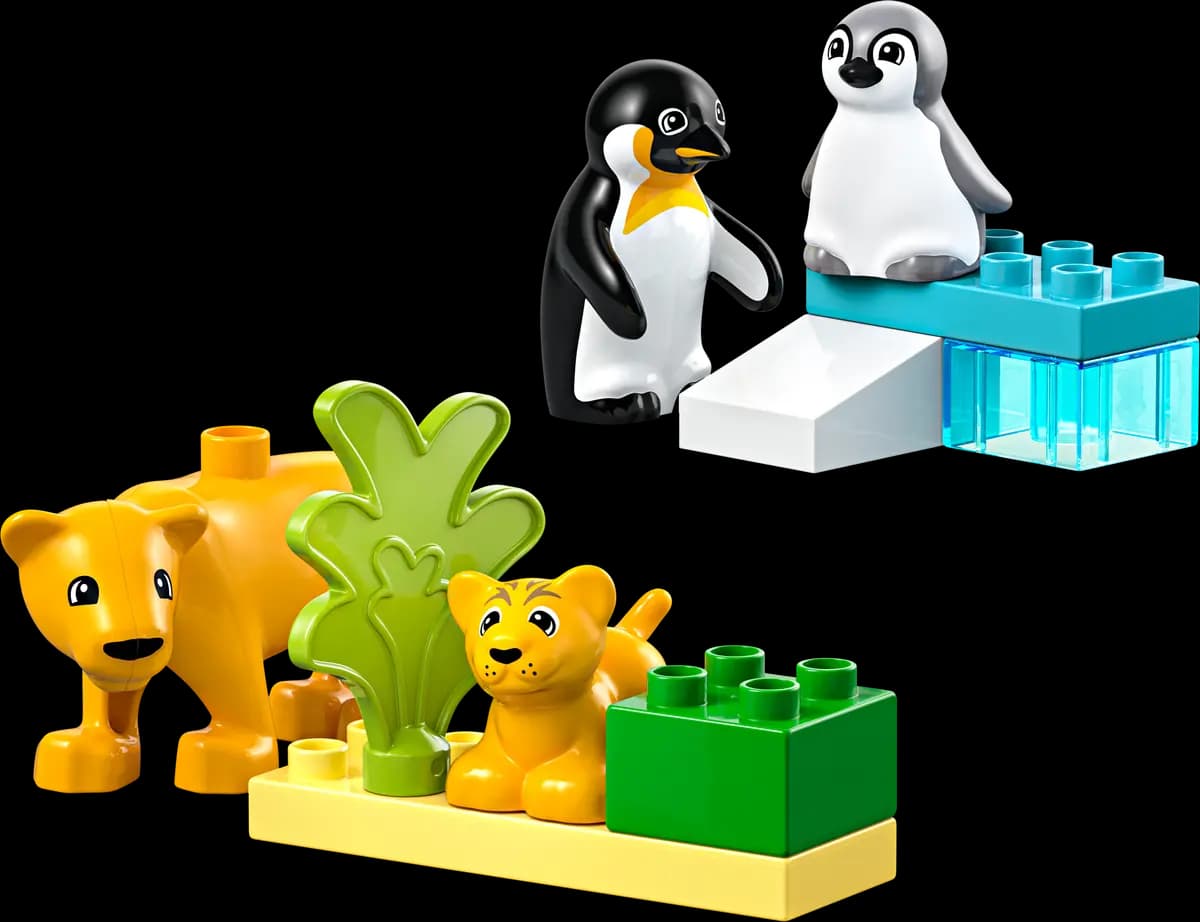 LEGO Wild Animal Families: Penguins & Lions 10442 [10 pieces, ages 2+, DUPLO®]