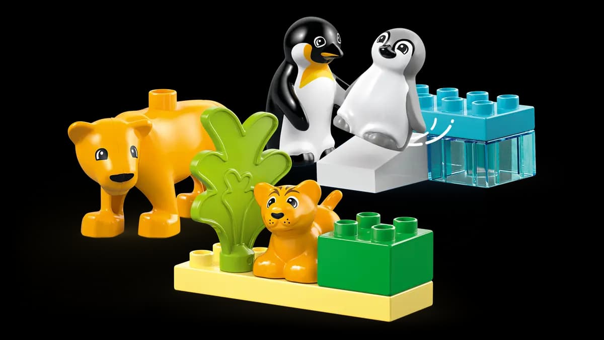 LEGO Wild Animal Families: Penguins & Lions 10442 [10 pieces, ages 2+, DUPLO®]