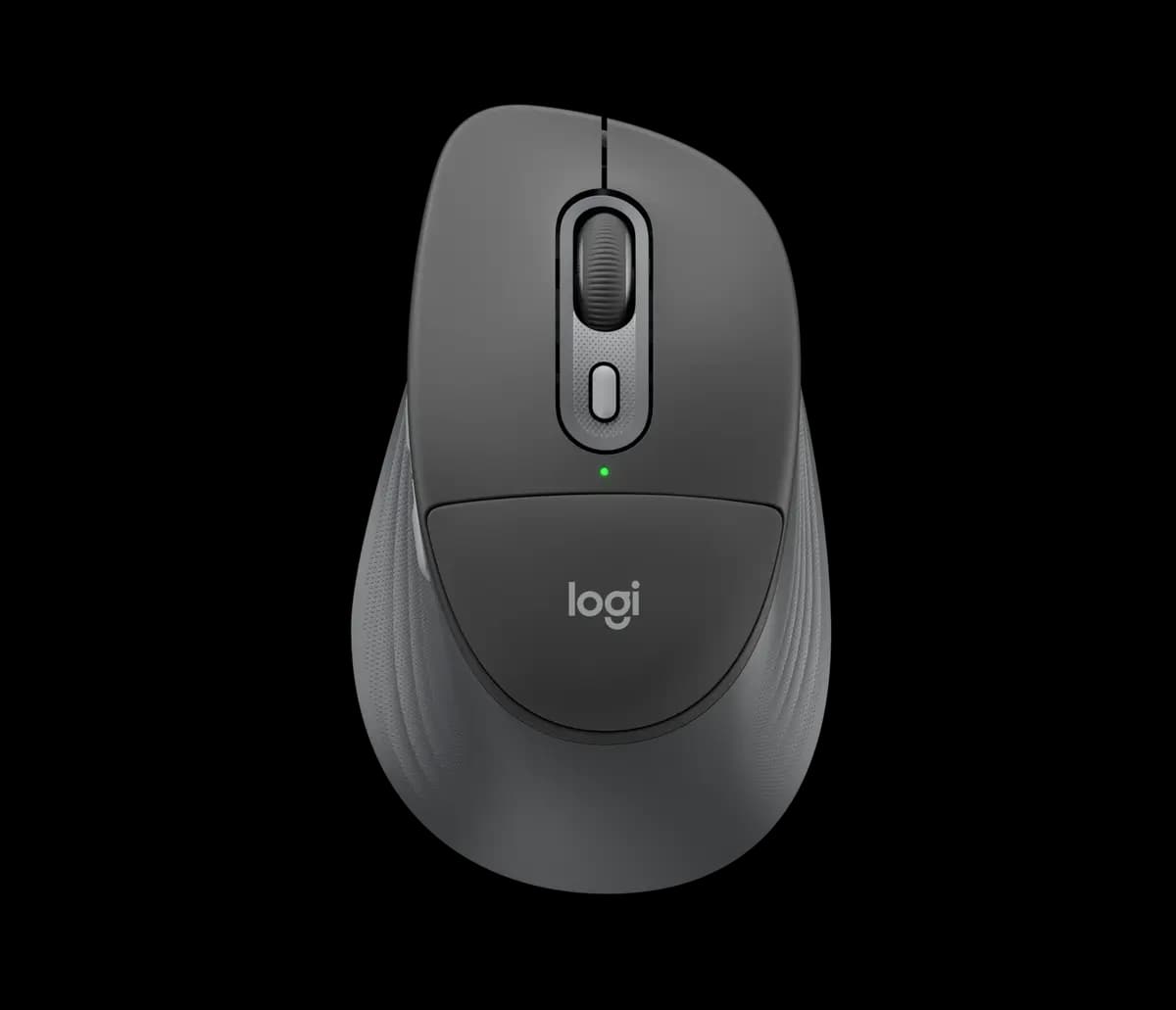 Logitech Signature Comfort Plus M850 L for Business - Graphite [4.78 in (121.3 mm), 2.93 in (74.3 mm), 1.74 in (44.2 mm)]