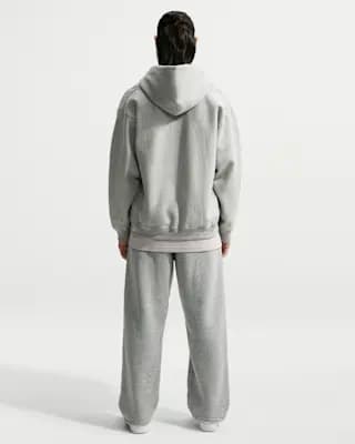 Nike Solo Fleece Men's Bungee Pants Dark Grey Heather/Sail [Body: 82% cotton/18% polyester. Pockets: 100% cotton., Machine wash, XS-4XL Tall]