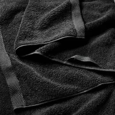 Casaluna 2pk Organic Hand Towel Black - Casalunaâ„¢ [100% Organic Cotton, Heavyweight (550-800 GSM), Hohenstein HTTI]