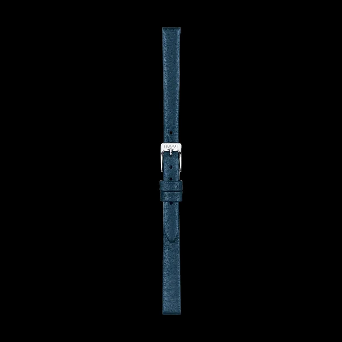 Tissot Official Blue Leather Strap Lugs 09 mm [Leather, Blue, 9.00]
