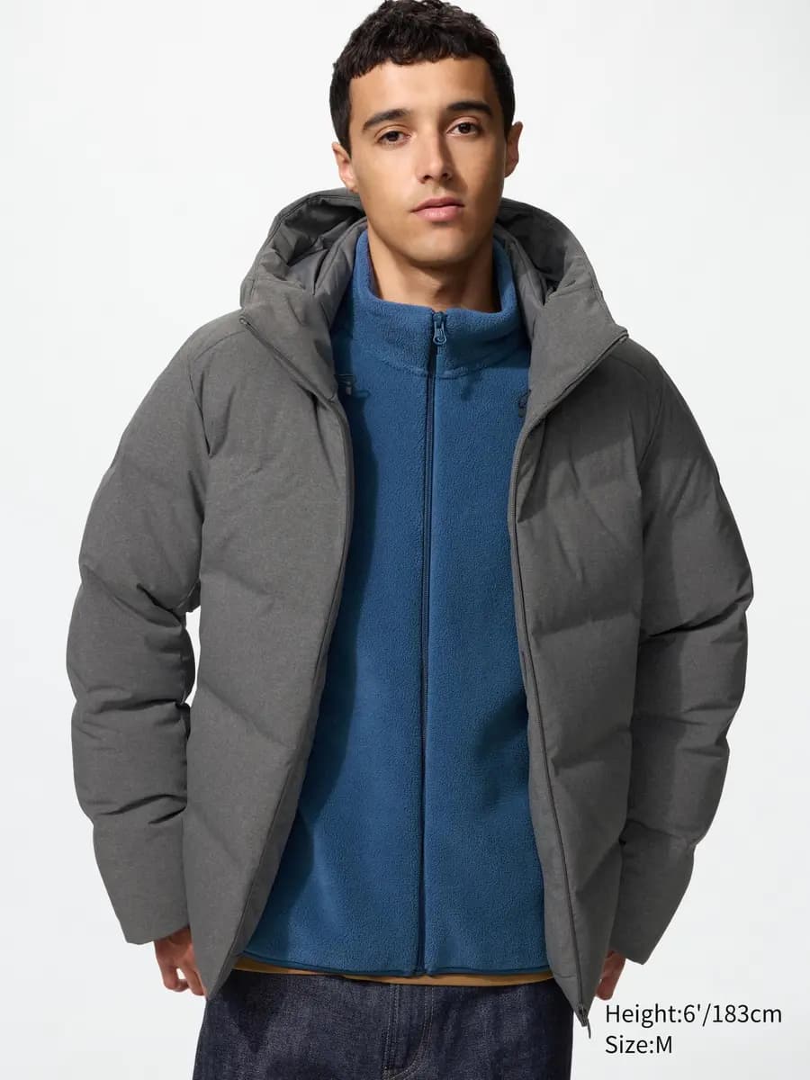 Uniqlo Seamless Down Parka Gray [Imported, Hand wash cold, Do not dry clean, GRAY]