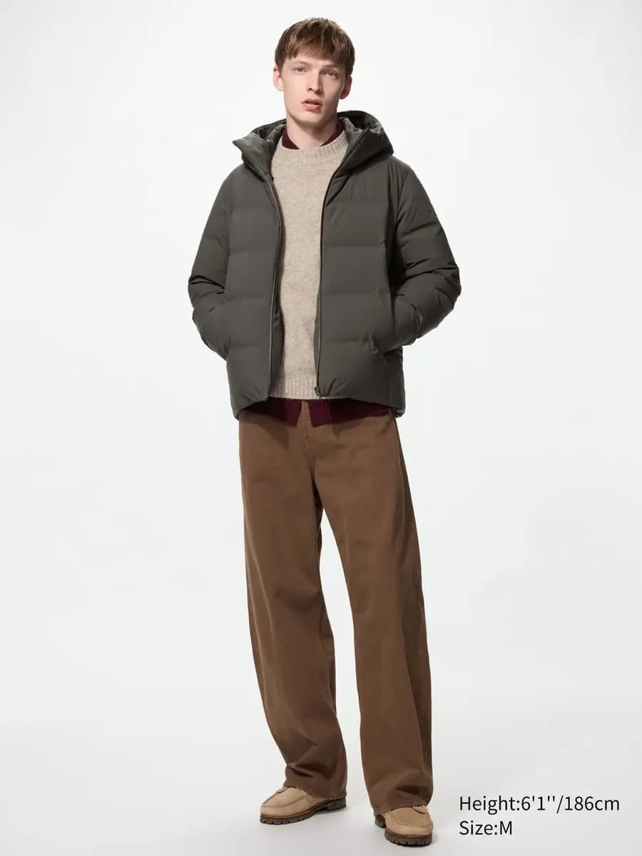 Uniqlo Seamless Down Parka Gray [Imported, Hand wash cold, Do not dry clean, GRAY]
