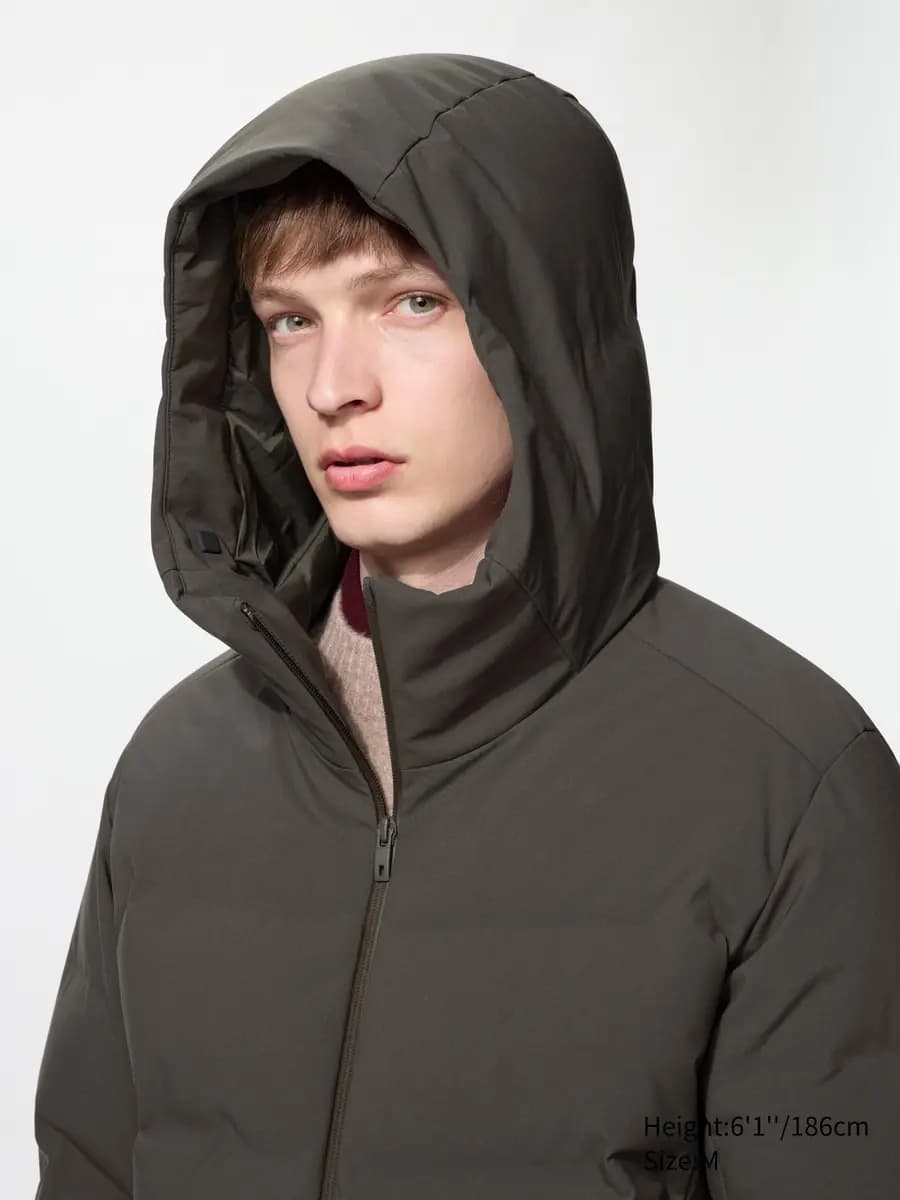 Uniqlo Seamless Down Parka Gray [Imported, Hand wash cold, Do not dry clean, GRAY]
