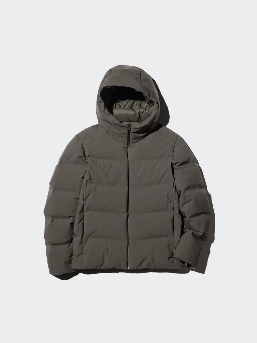 Uniqlo Seamless Down Parka Gray [Imported, Hand wash cold, Do not dry clean, GRAY]