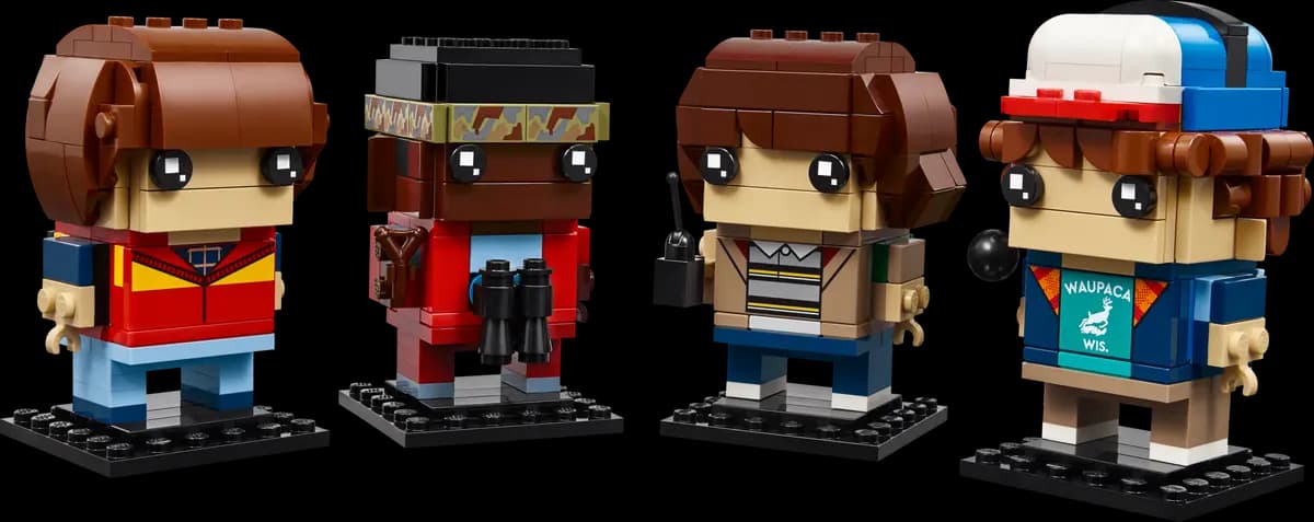 LEGO Mike, Dustin, Lucas and Will Figures 40801 [542 pieces, ages 10+, Stranger Things]