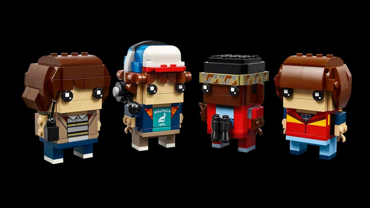 LEGO Mike, Dustin, Lucas and Will Figures 40801 [542 pieces, ages 10+, Stranger Things]