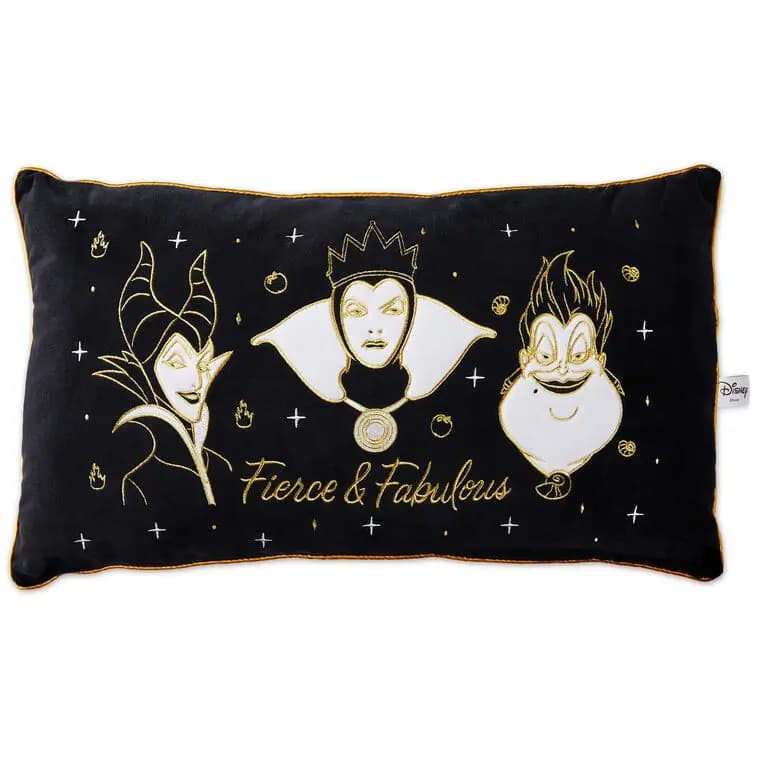 Disney Villains Fierce and Fabulous Crew Socks [Disney Villains crew socks feature a, Fierce. Fabulous., Cotton, polyester, nylon, spandex, m, Machine wash cold with like colors.]