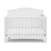 Graco Paris 4-in-1 Convertible Crib Blush [Dimensions (Overall) 43.07 inches (H) x 54.33 inches (W) x 29, Weight 51.59 pounds, Holds up to 50 pounds, Material Wood (Frame)]