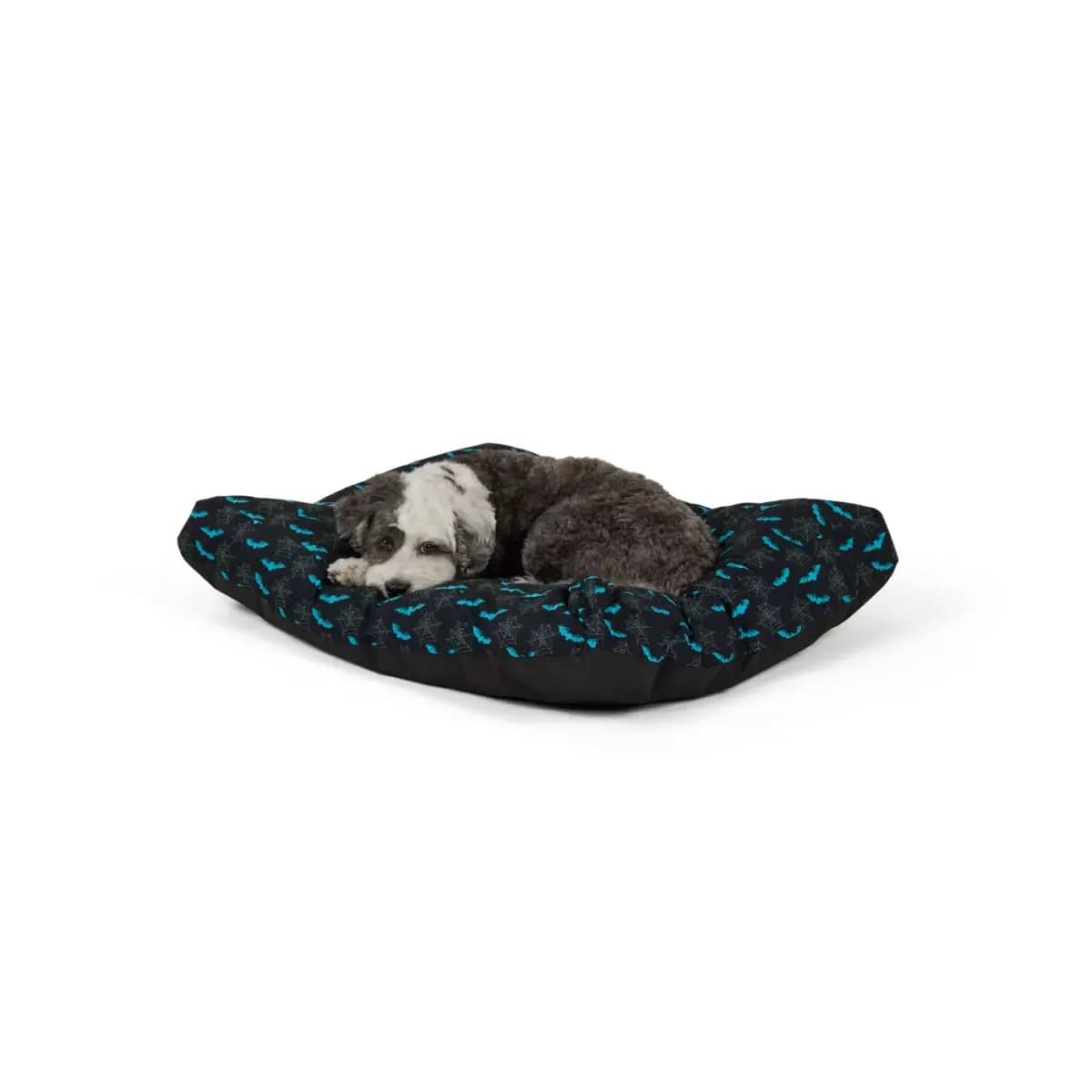 Thrills & Chills® Halloween Bats Pillow Dog Bed, ONESIZE 36 IN L X 28 IN W [Brand Thrills & Chills®, Includes 1 Pillow Bed, Intended Pet(s) Dpgs, Material(s) Polyfill, Velboa, Non-