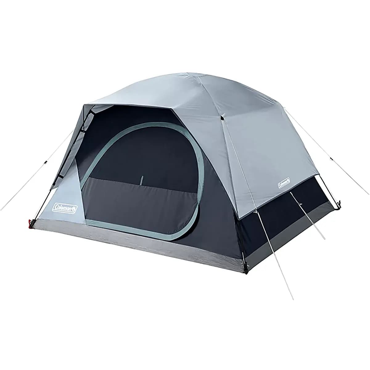 Coleman Coleman Skydome 4-Person Camping Tent with LED Lighting [No, 3, Camping]