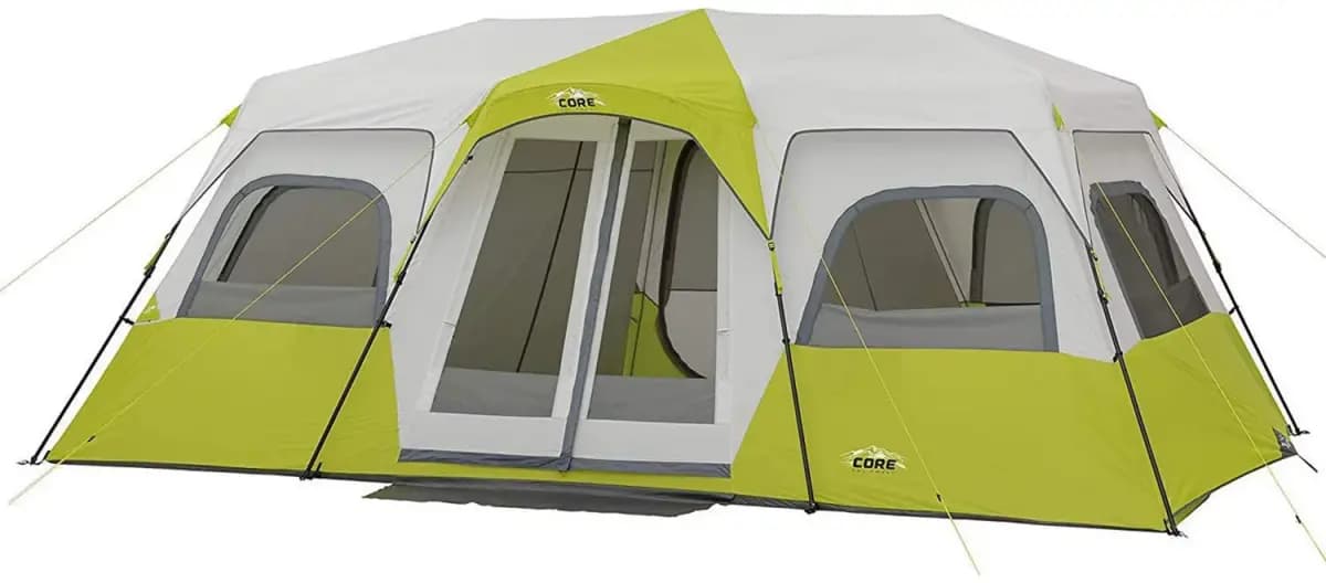 Coleman Coleman Skydome 4-Person Camping Tent with LED Lighting [No, 3, Camping]