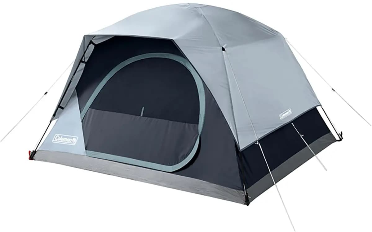 Coleman Coleman Skydome 4-Person Camping Tent with LED Lighting [No, 3, Camping]