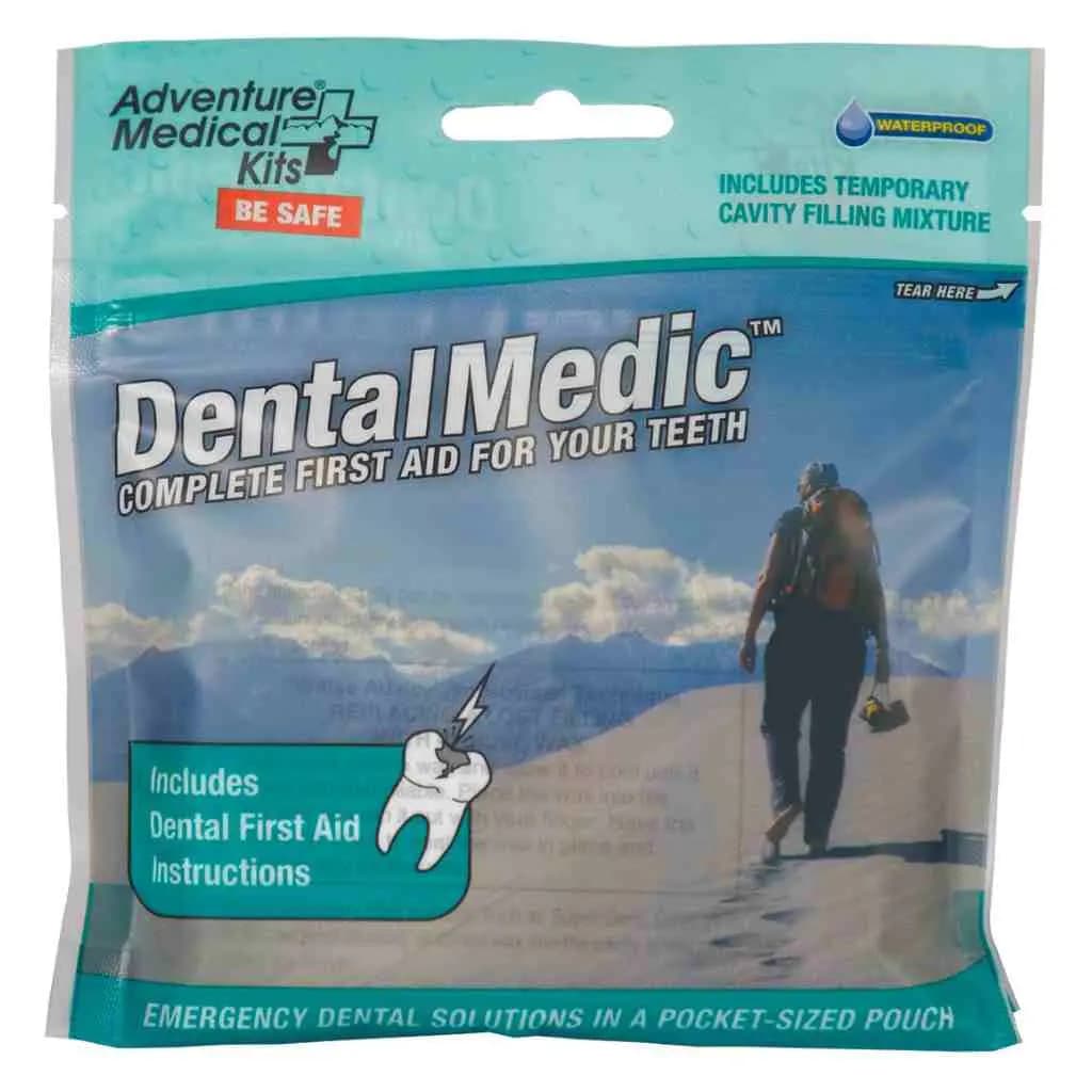 Adventure Medical Kits Dental Medic - Emergency First Aid Kit for Teeth [Waterproof, Pocket-Sized, Benzocaine 20%]