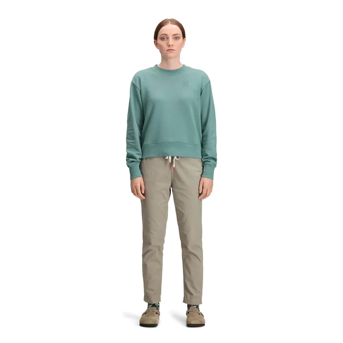 Topo Designs Dirt Pants Slim - Women's Olive / X-Small [Drawcord at waist, Side seam pockets, Back patch pockets]