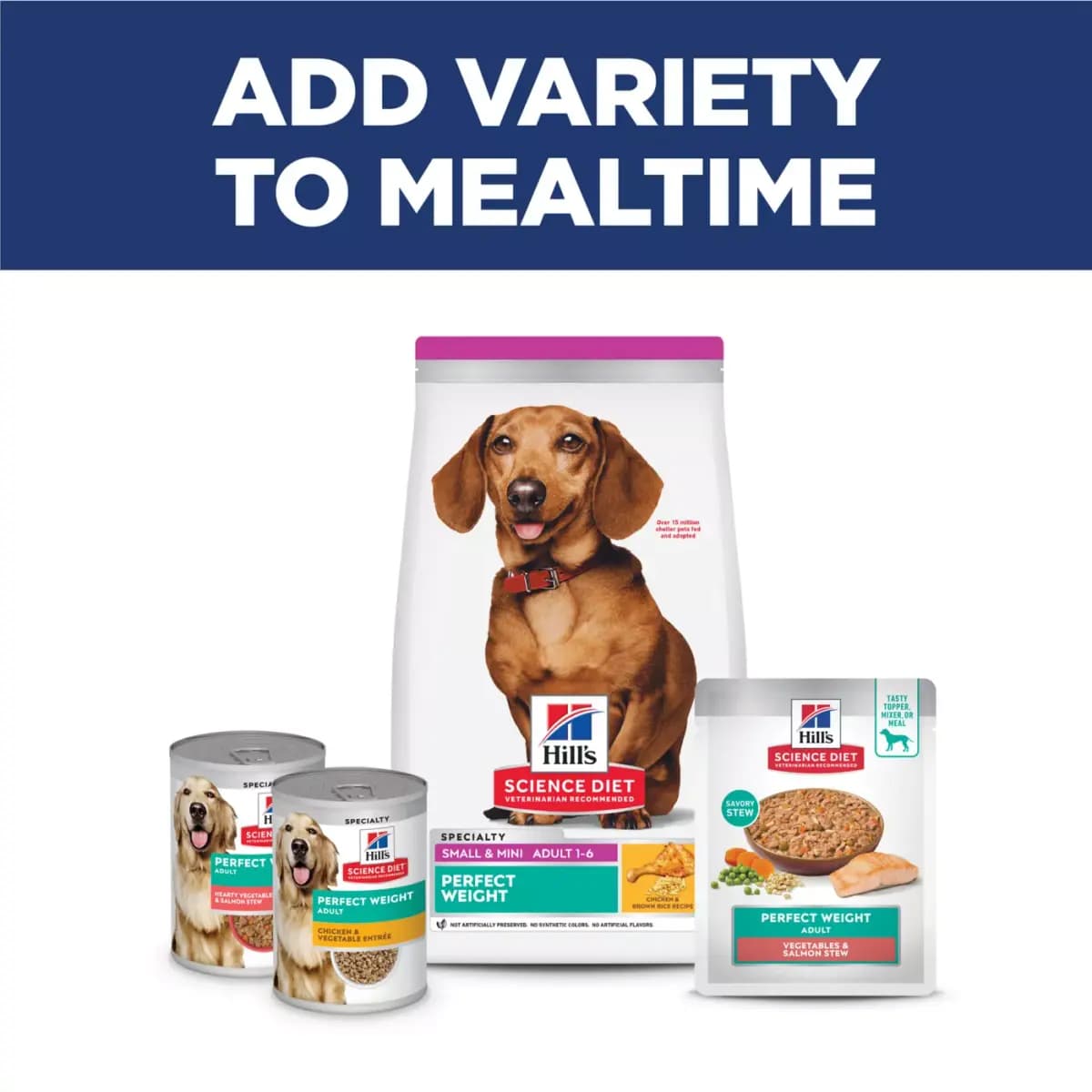 Hill's® Science Diet® Perfect Weight Small & Mini Adult Dry Dog Food - Chicken Recipe [Species Canine, Brand Science Diet, Food Type Small kibble, Breed Size Canine| Adult 7+|Small