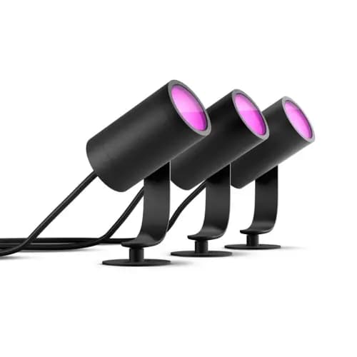 Philips Hue Lily Outdoor spot light [046677803582, Black, Aluminium]