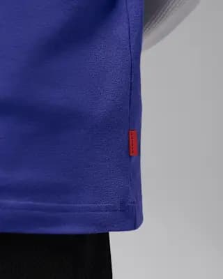 Jordan Brooklyn Men's Graphic T-Shirt Light Concord [Light Concord, Ribbed collar, 100% cotton]