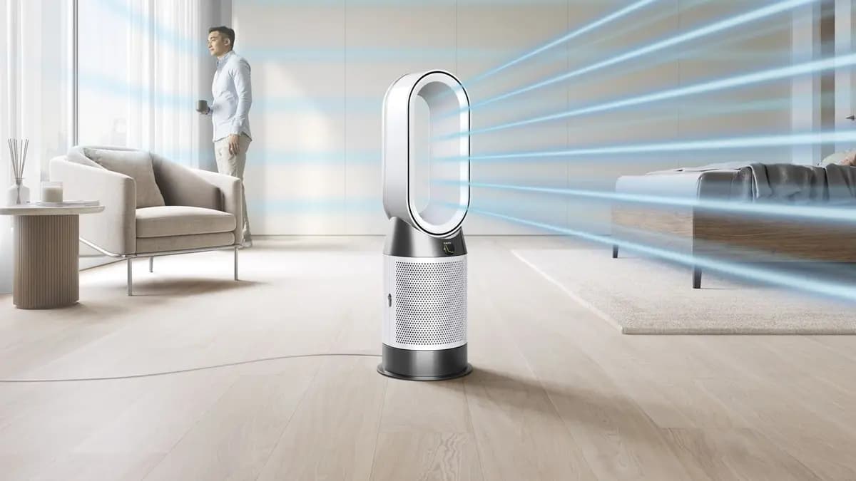 Dyson Purifier Hot+Cool HP1 White/White [11.7 lb, 350 degrees, 9.8 in]