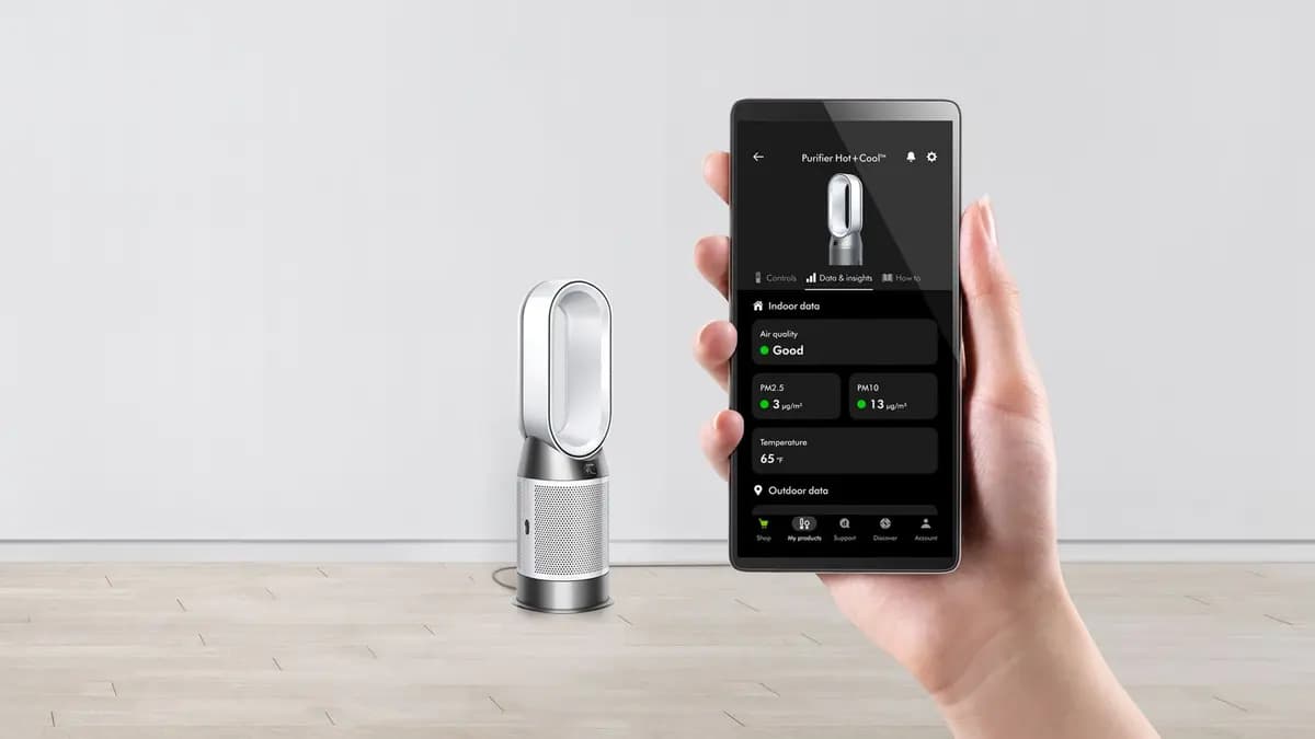 Dyson Purifier Hot+Cool HP1 White/White [11.7 lb, 350 degrees, 9.8 in]