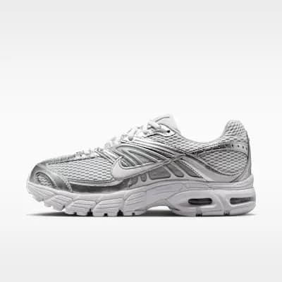 Nike Air Max Moto 2K Women's Shoes with Reflective Accents Grey Fog/Metallic Silver/White [Grey Fog/Metallic Silver/White, Rubber outsole provides durable traction., HQ2056-011]