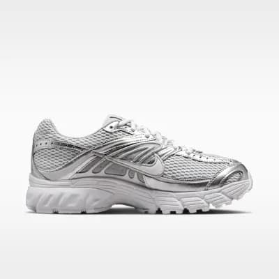 Nike Air Max Moto 2K Women's Shoes with Reflective Accents Grey Fog/Metallic Silver/White [Grey Fog/Metallic Silver/White, Rubber outsole provides durable traction., HQ2056-011]